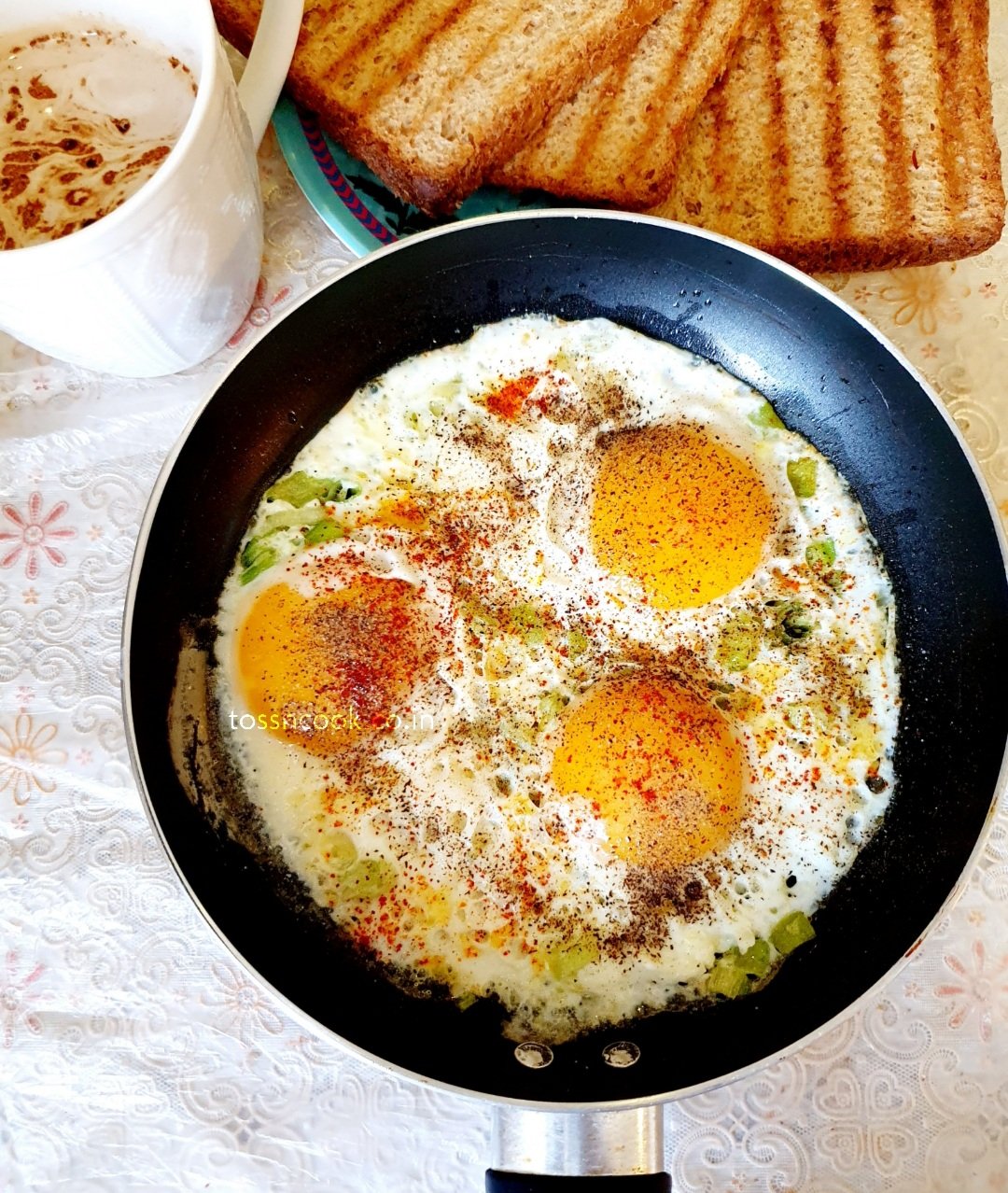 Masala Fried Eggs Masala Fried Eggs